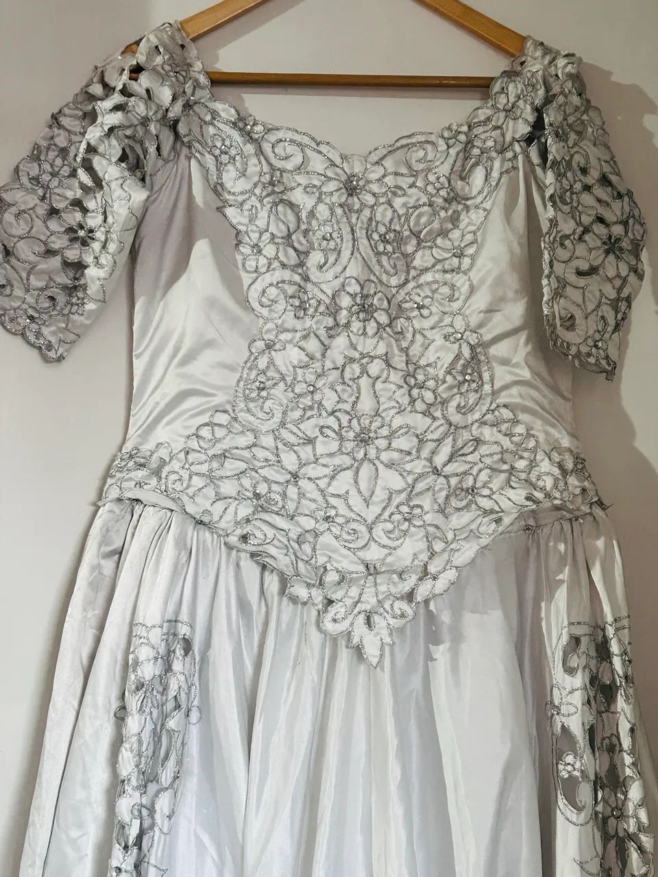 Vestido noiva com manga 
