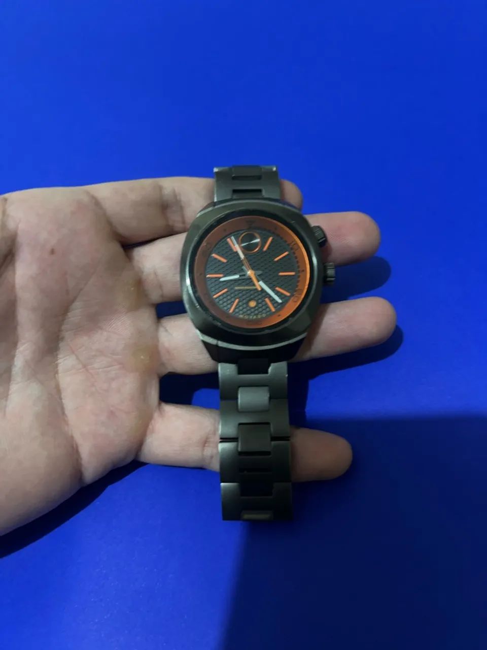 Relógio movado bold aço 