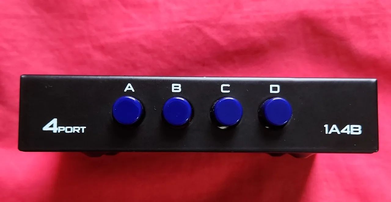 Chaveador Switch USB 2.0 4x1 - Foto 4