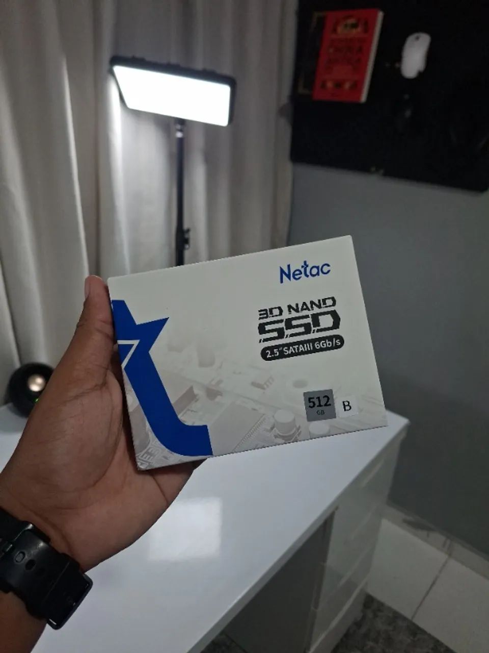 Kit SSD Netac 512GB + Case USB 2.5" - Foto 2