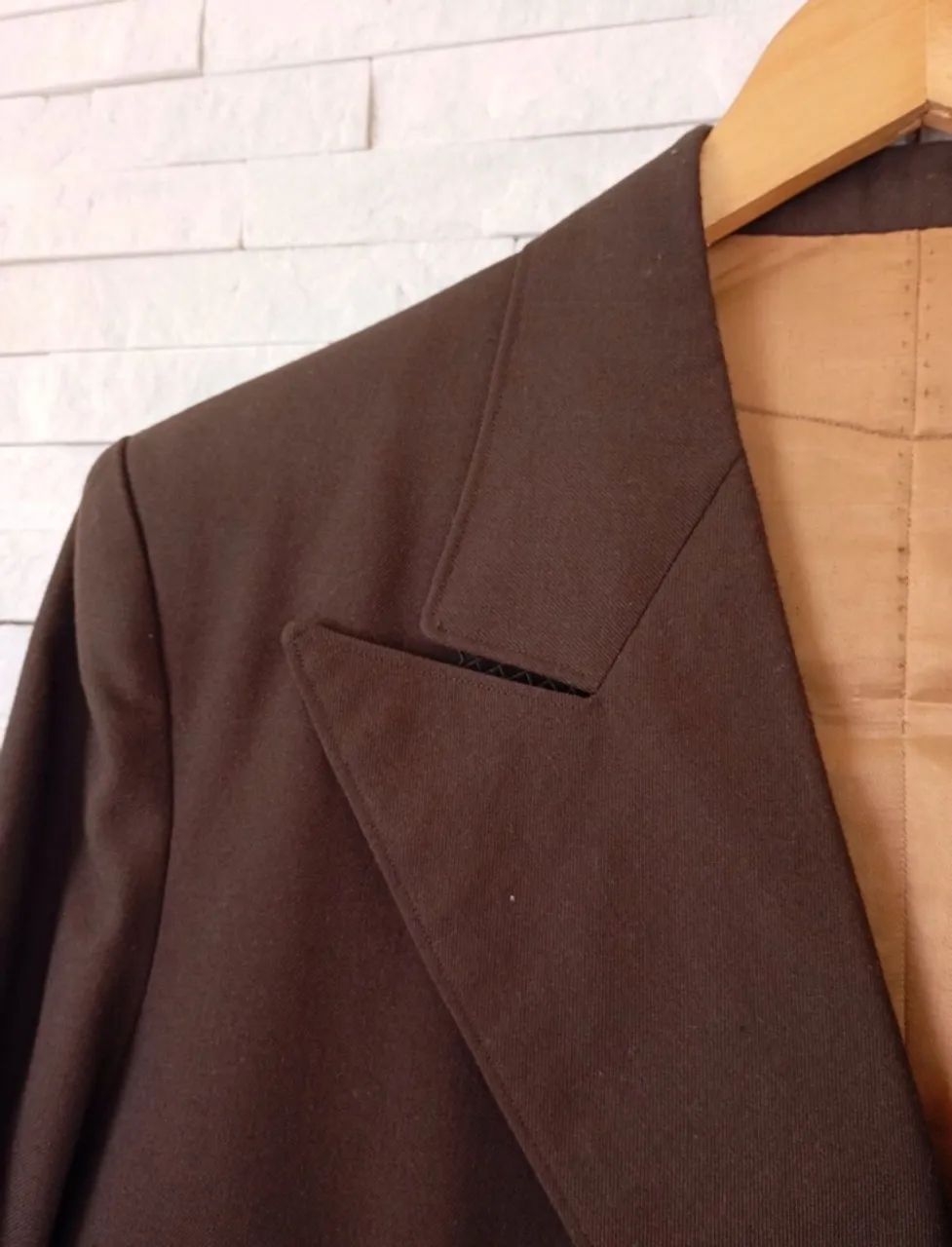 Blazer MarromTranspassado 50M  - Foto 3