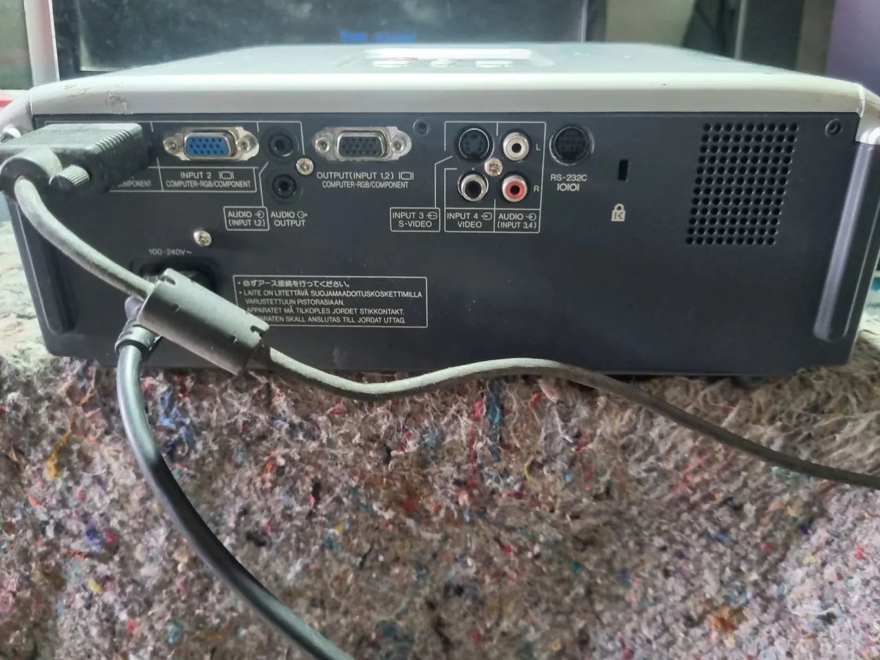 Projetor Sharp XR-10S  Antigo sem controle remoto  - Foto 2