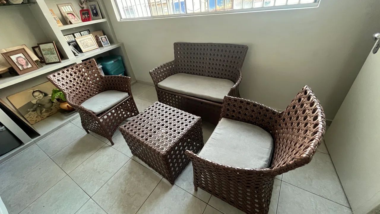 Conjunto móveis varanda/area externa - Foto 4