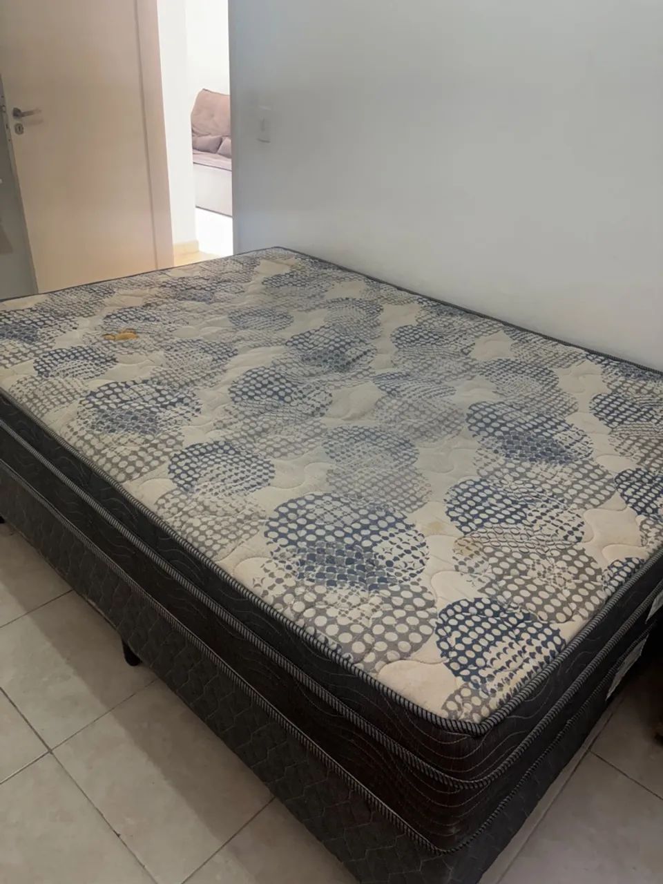 Cama box com colchão  - Foto 4