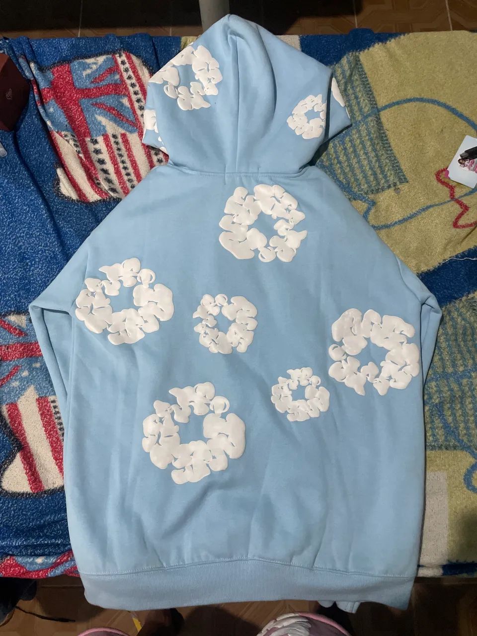 Denim tears tamanho (M) ?sky blue? - Foto 2