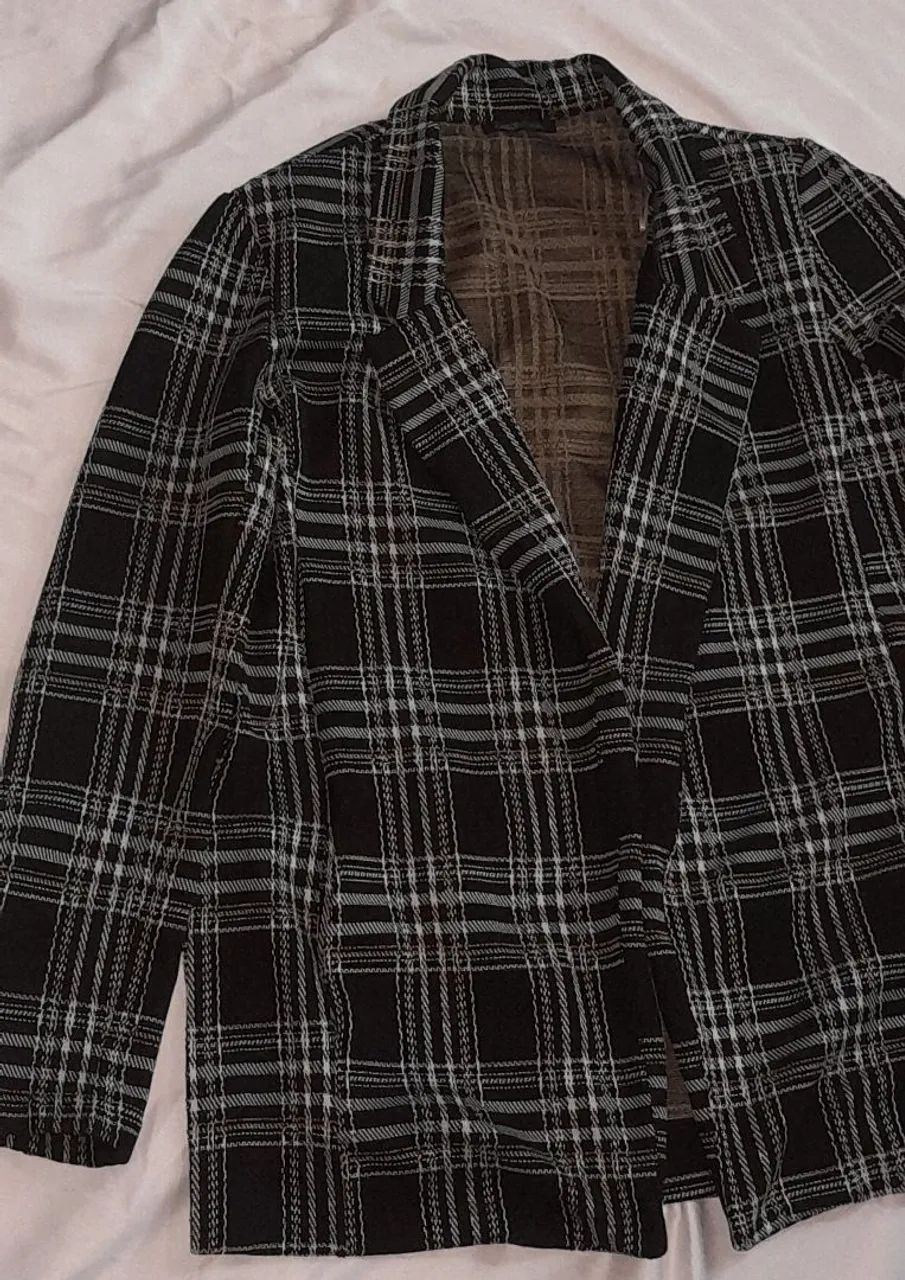 Blazer Carlota Costa Xadrez  - Foto 2