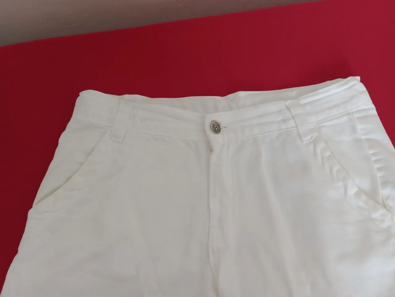 Bermuda jeans branca - Foto 2