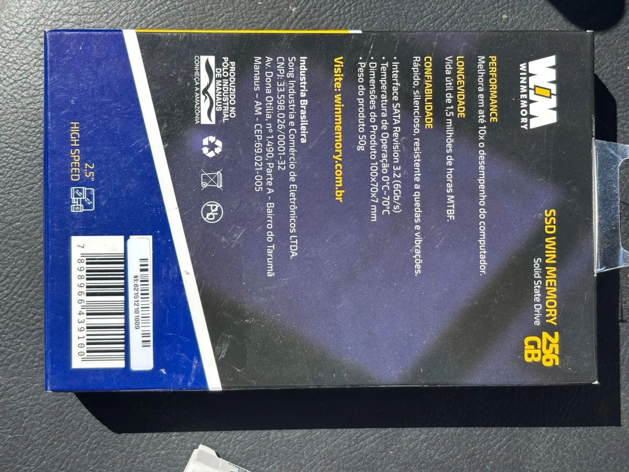 SSD WIN MEMORY 256gb - Armazenamento - Eldorado do Sul 1495262782