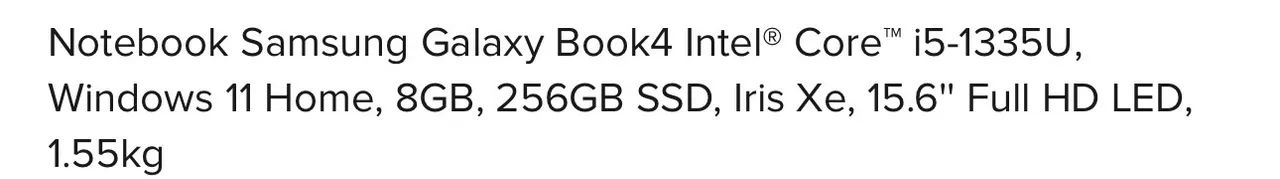 Samsung Galaxy book 4 - Foto 3