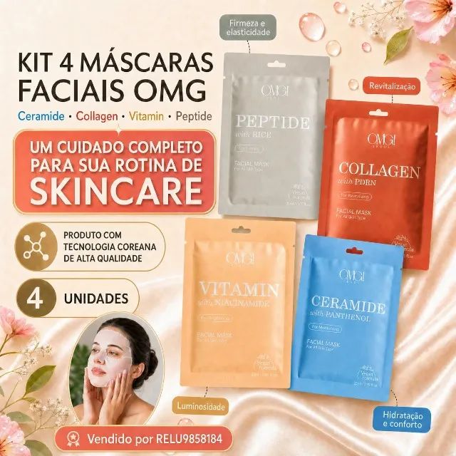 Mascara Facial Vitamin Cuidados Com A Pele