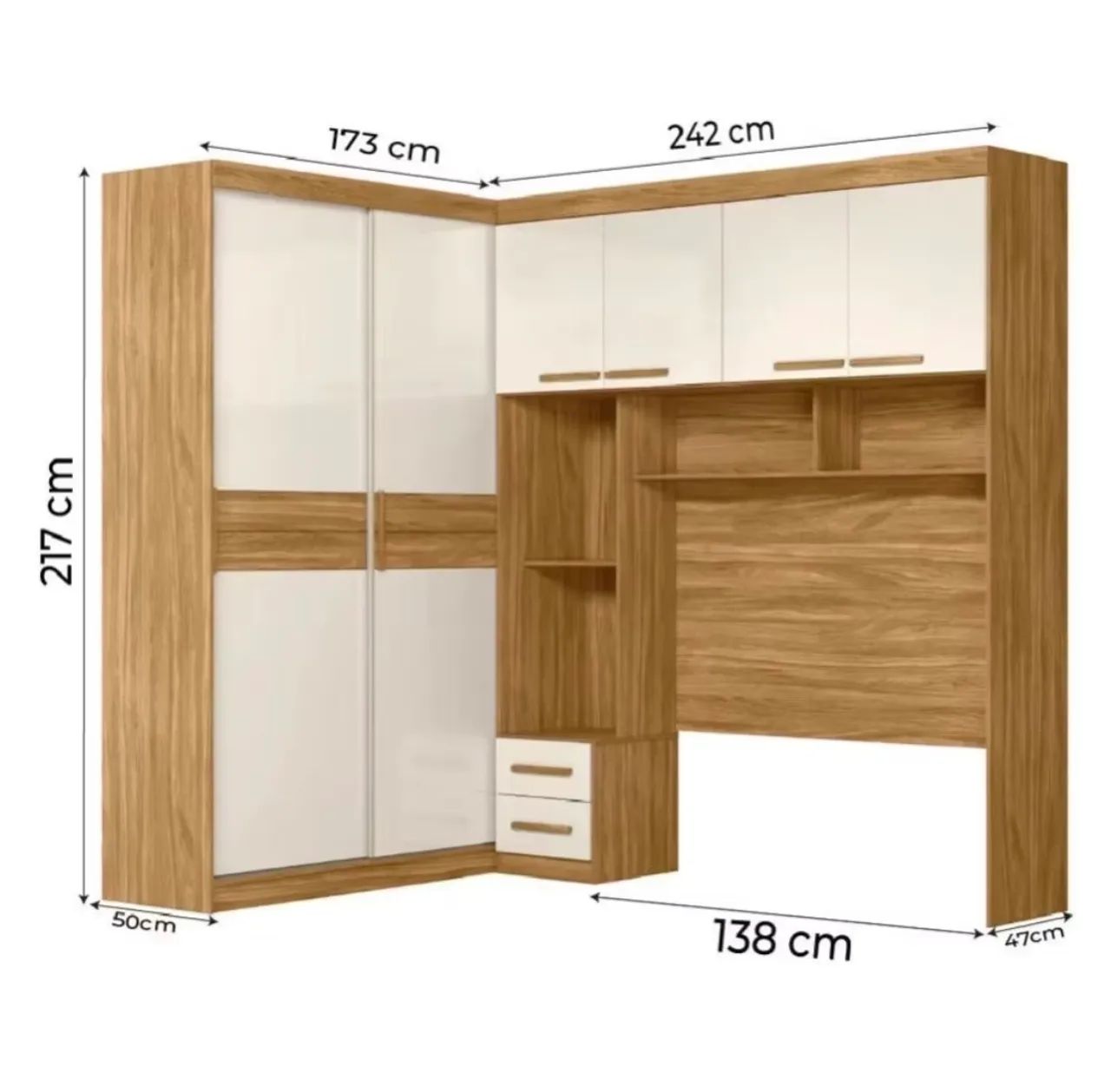 Guarda Roupa Modulado em L  - Foto 5