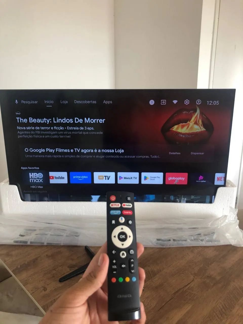 Tv AIWA 32 polegadas Nova com Nota fiscal- borda infinita e Google assistente  - Foto 2