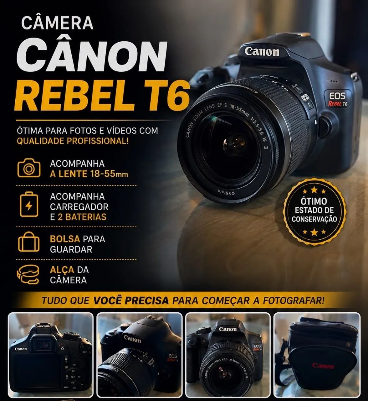 Câmera Cânon 