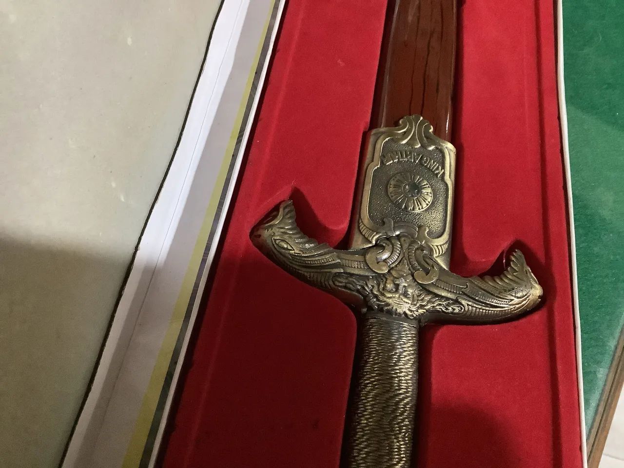 Espada Adaga Medieval 50cm Ordem Templaria Rei Arthur - Foto 2