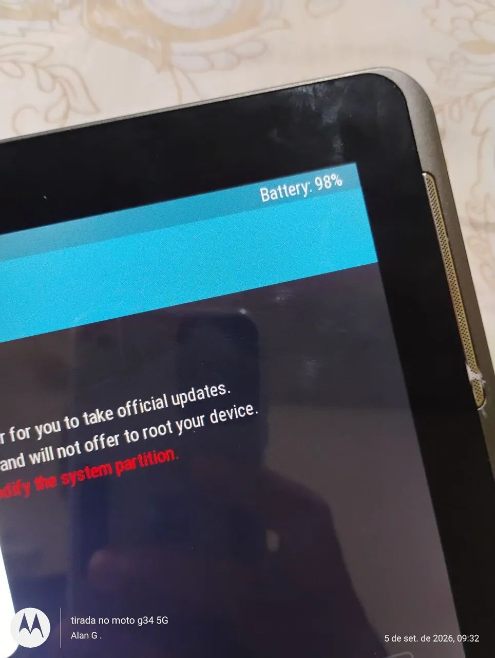 Tablet Samsung tab2 com defeito ( leia a o anúncio )  - Foto 4