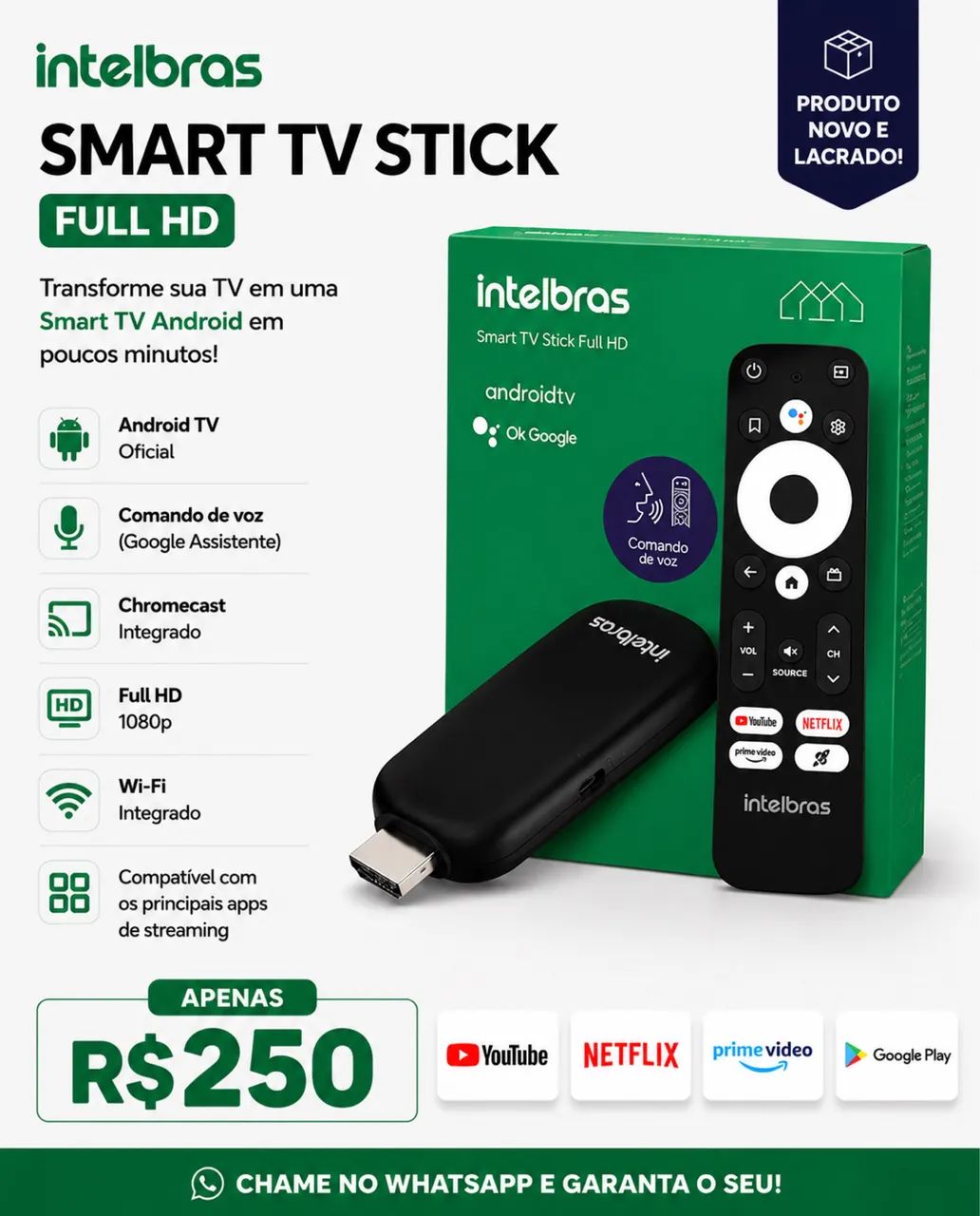 Transforme sua TV em smart TV 