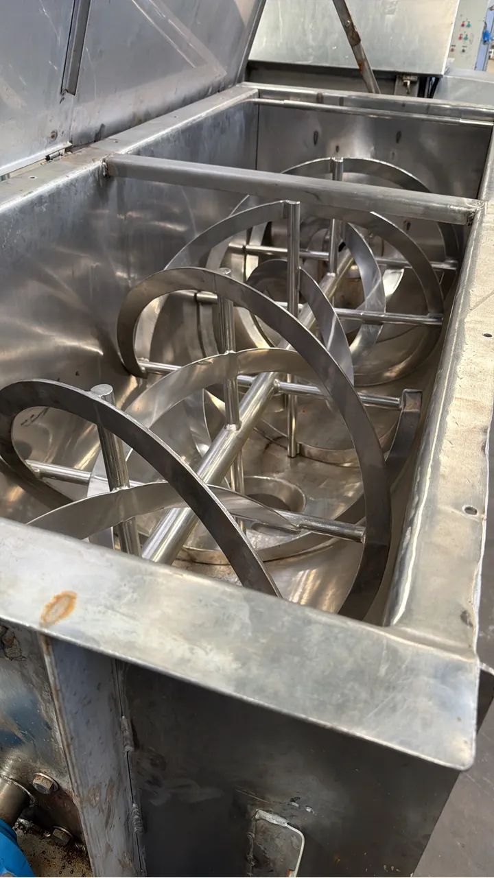 Misturador de pós  Ribbon Blender em  inox 