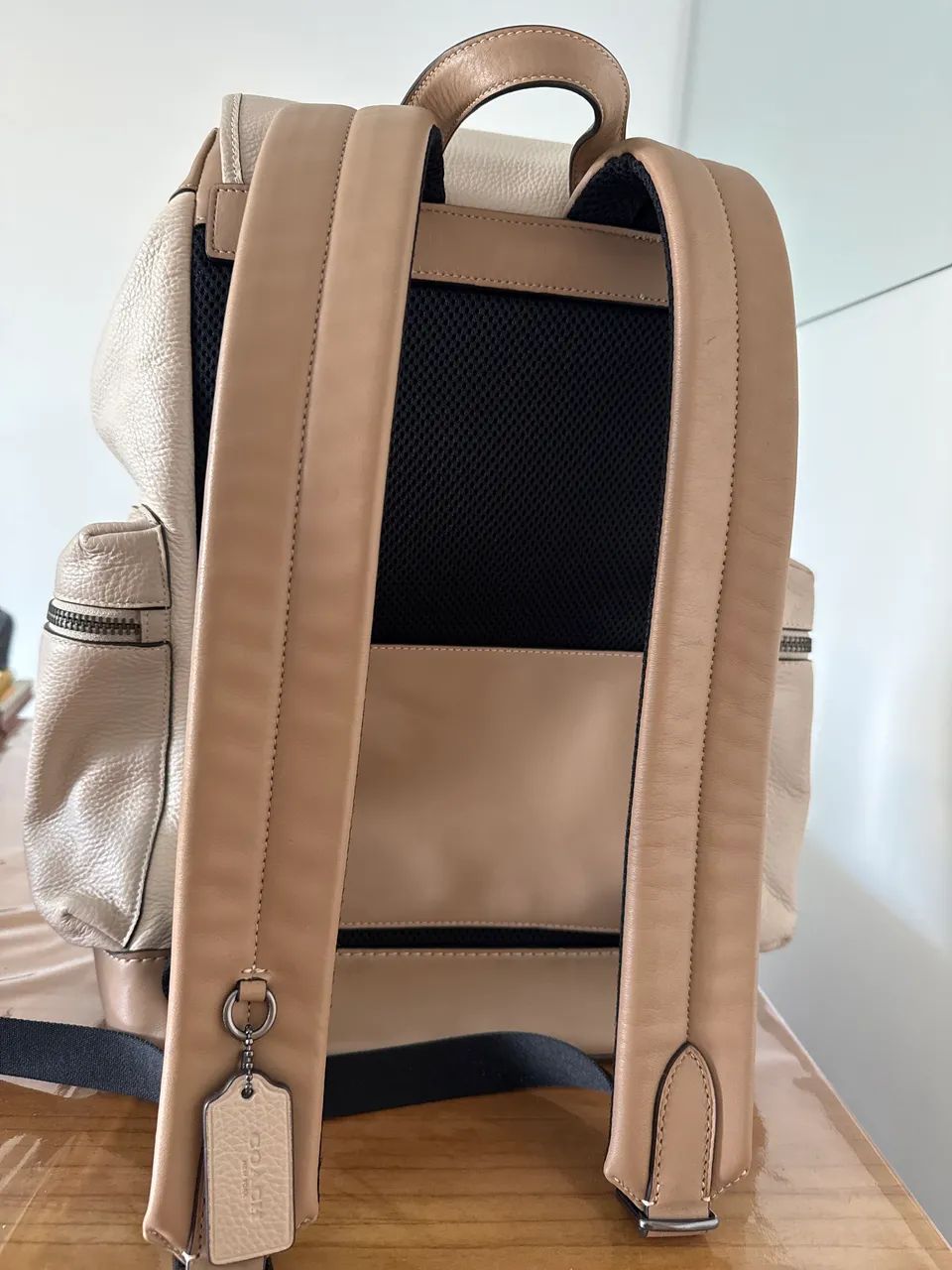 Mochila Coach Sprint CJ516 em couro legítimo - Foto 3