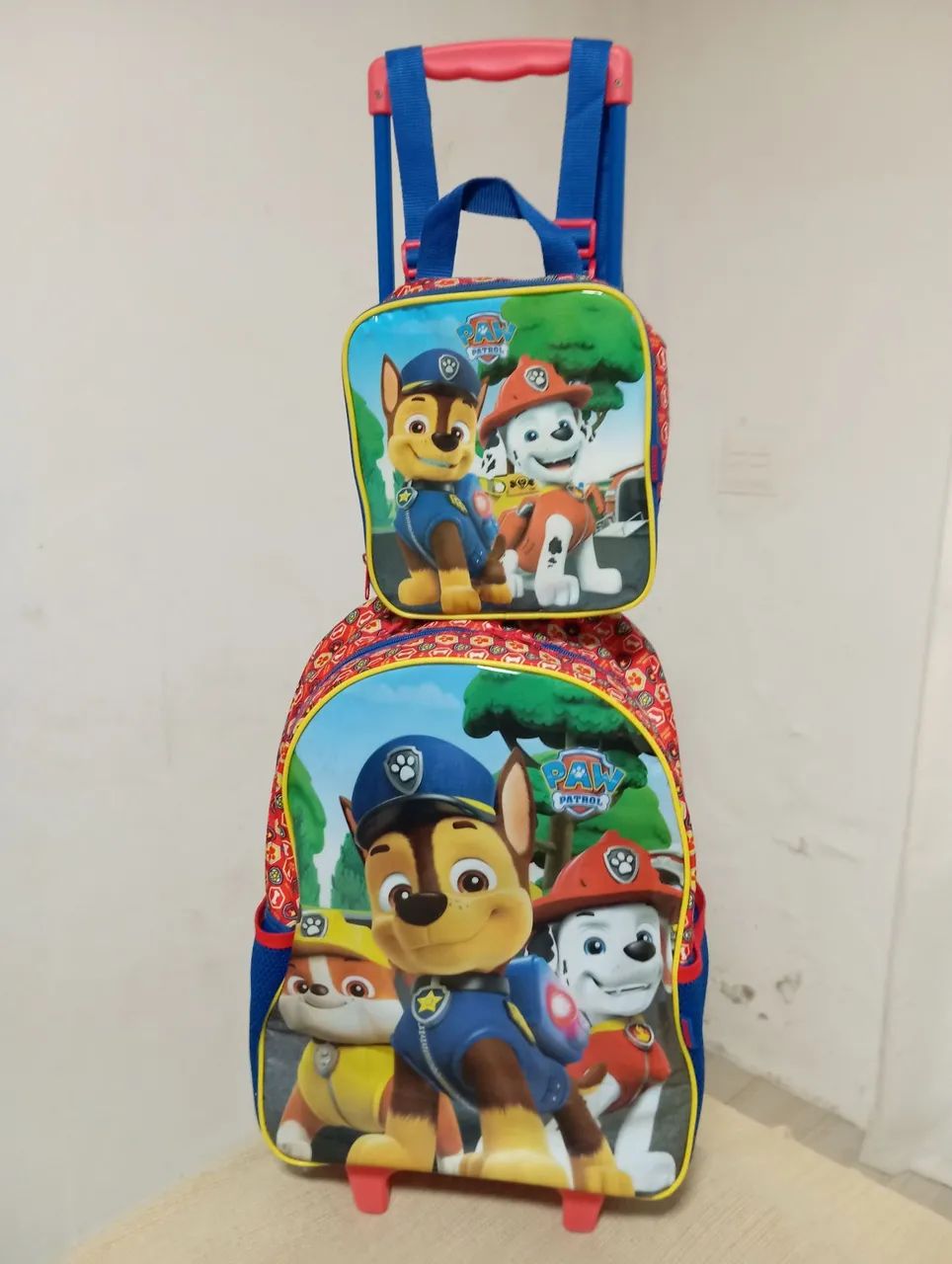 Kit bolsa escolar patrulha canina 