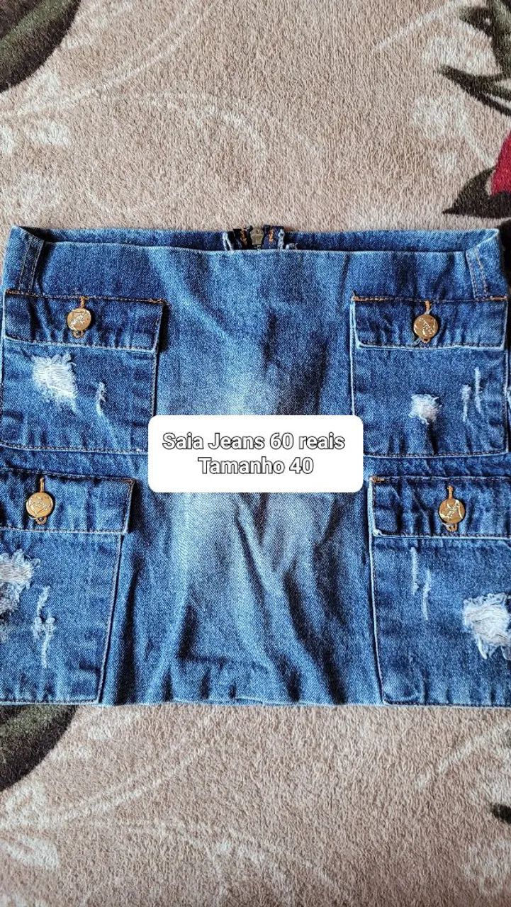 Saia jeans 
