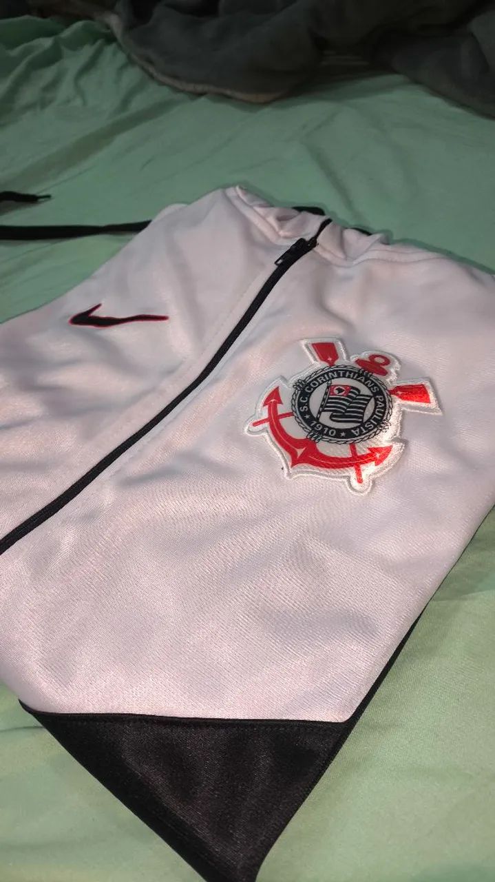 Jaqueta Corinthians Preta e Branca - Nova - Foto 3