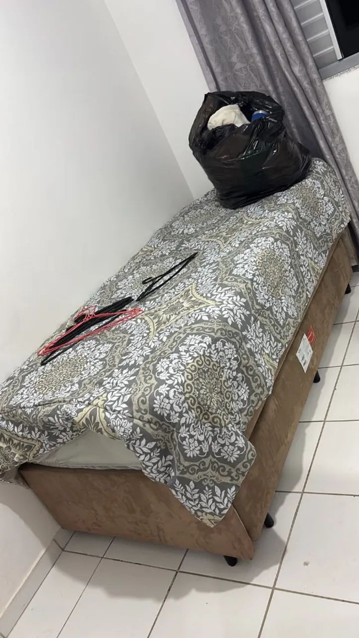 Cama Solteiro+Bau