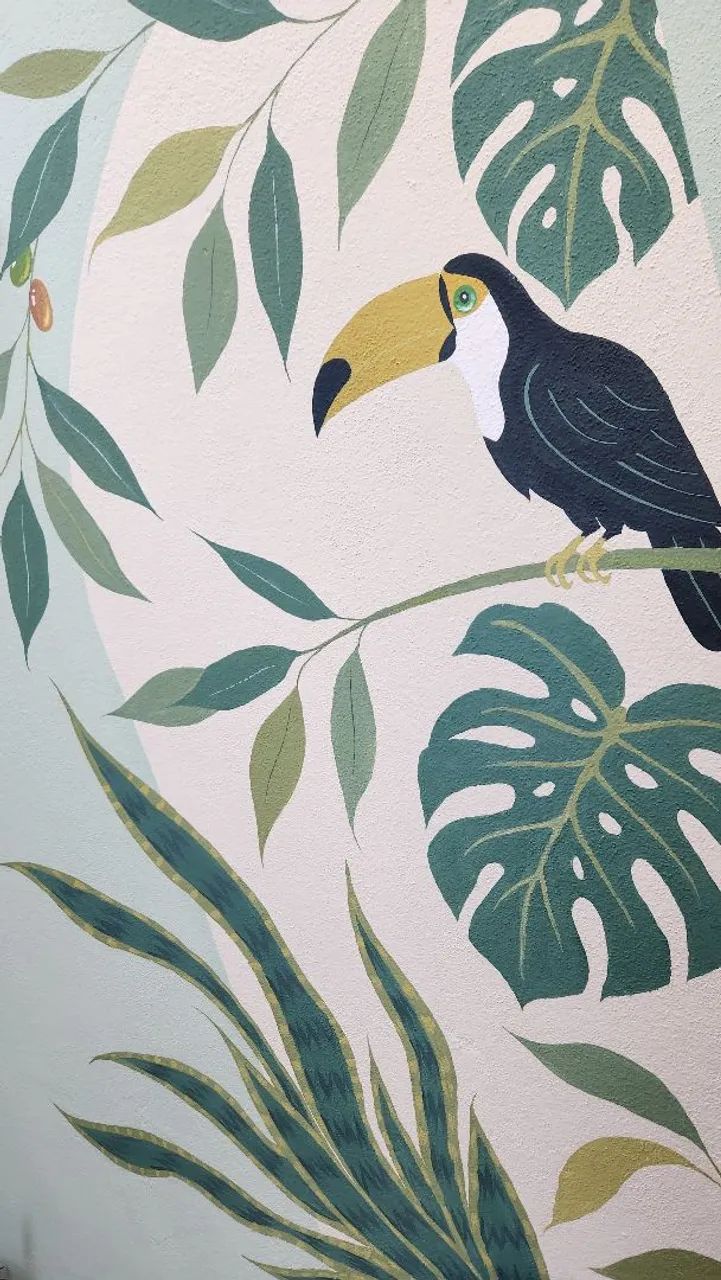 Pintura artística em parede