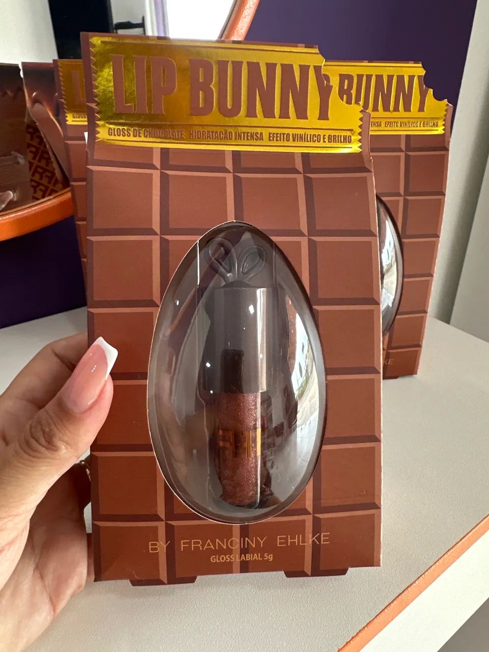 Lip Bunny gloss de chocolate by Franciny  - Foto 2