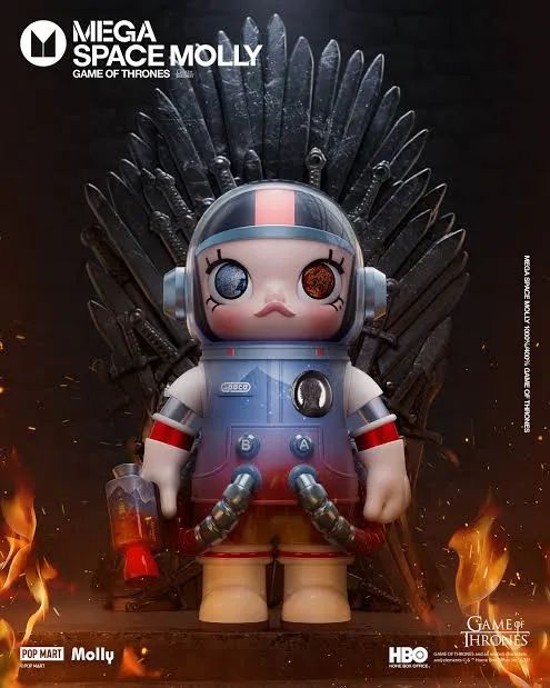 Mega Space Molly 400% Game of Thrones POPMART - Foto 3