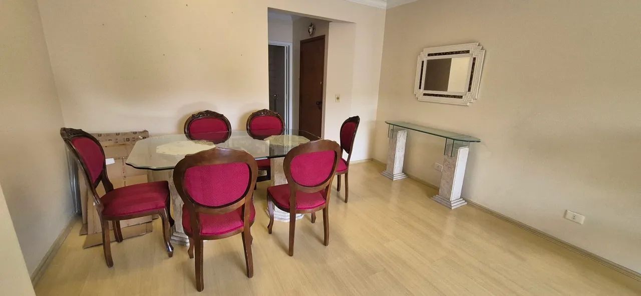 Mesa tampo de vidro com 6 cadeiras - Foto 2