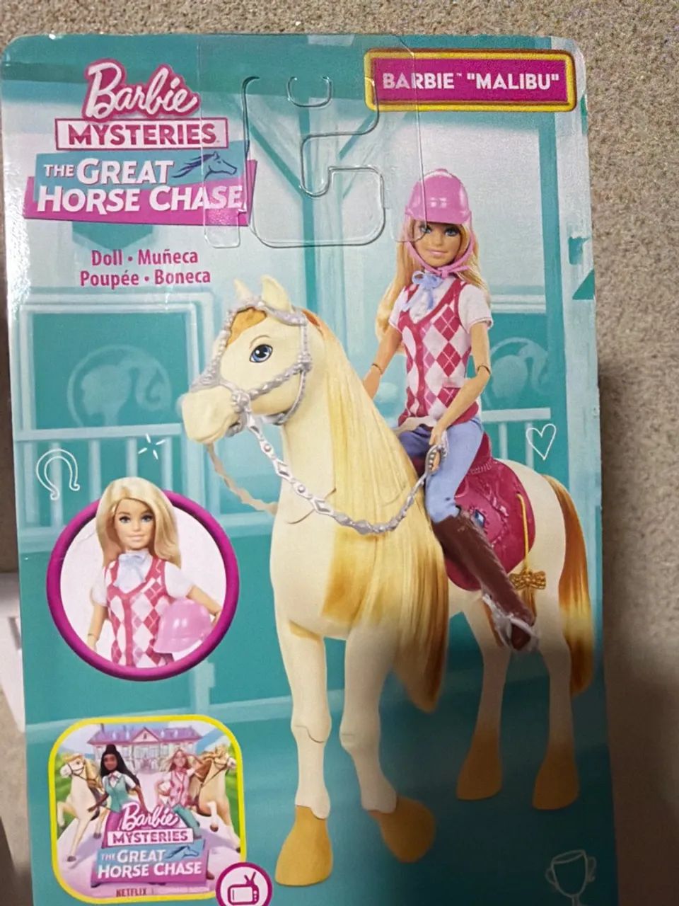Barbie hipismo com cavalo  - Foto 5