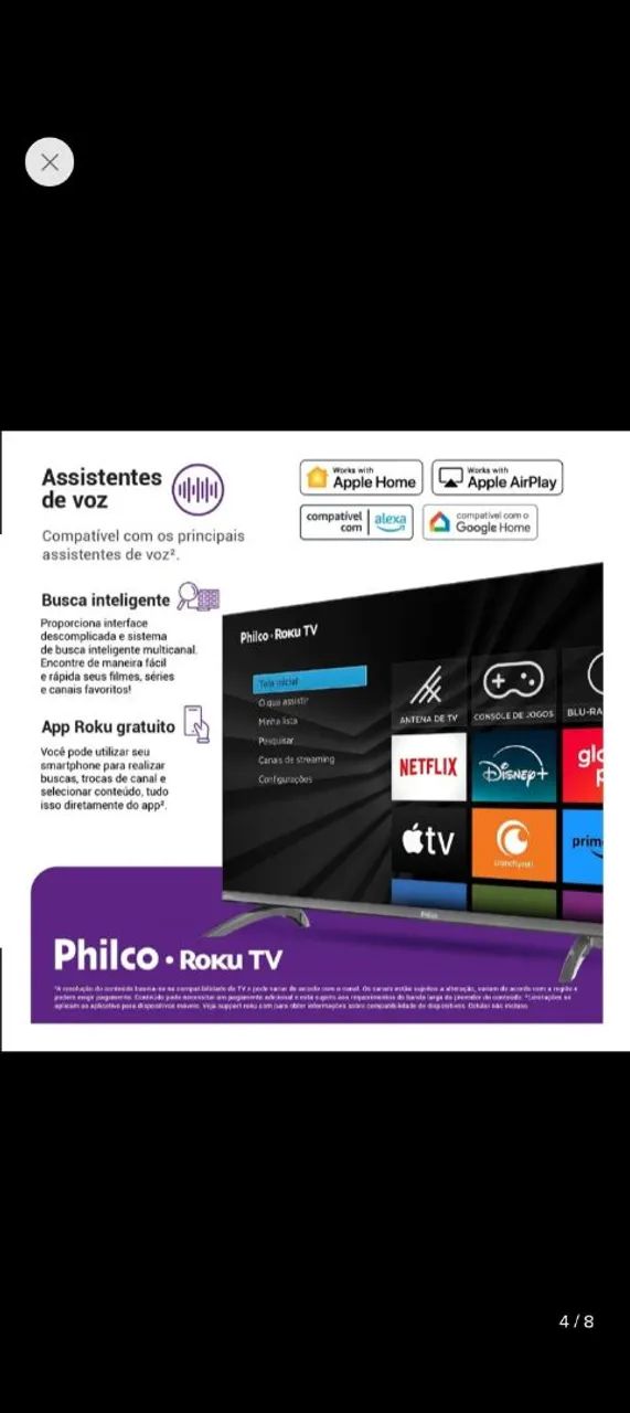 Tv Philco roku 32 polegadas  - Foto 2