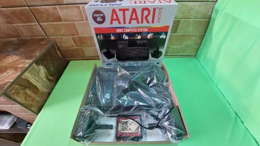 Videogame Atari 2600 Original Completo na Caixa + Jogos - Foto 4