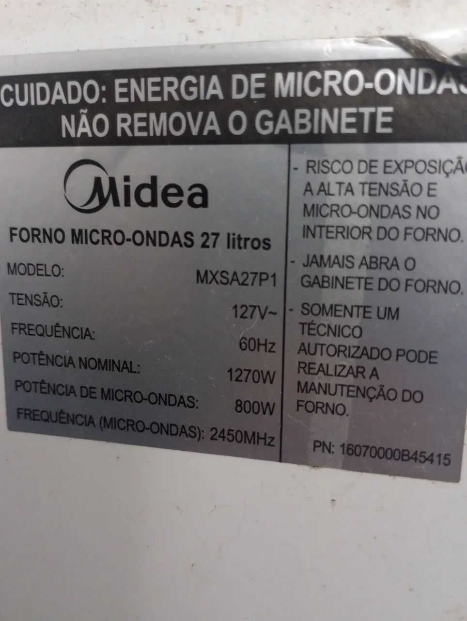 Microondas Midea 27 lts  - Foto 5