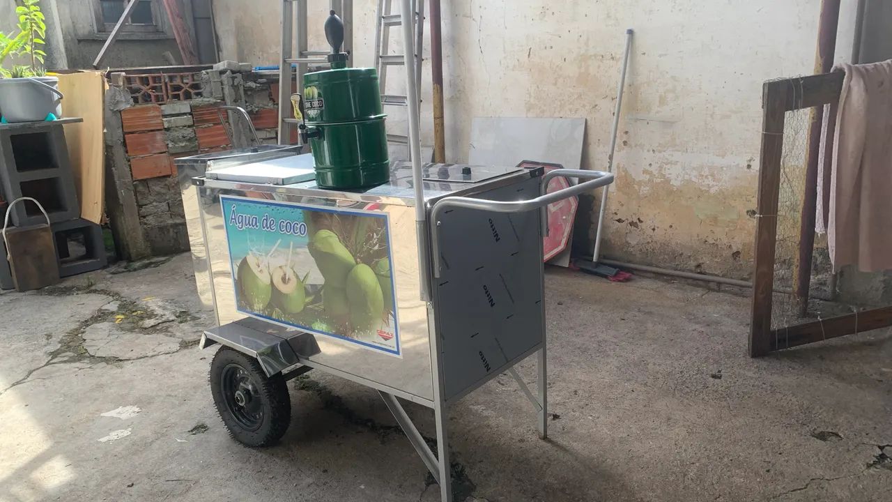 Carrinho de água de coco  - Foto 2