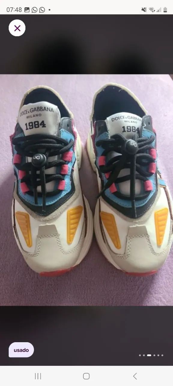Tenis Dolce&gabbana réplica  - Foto 3
