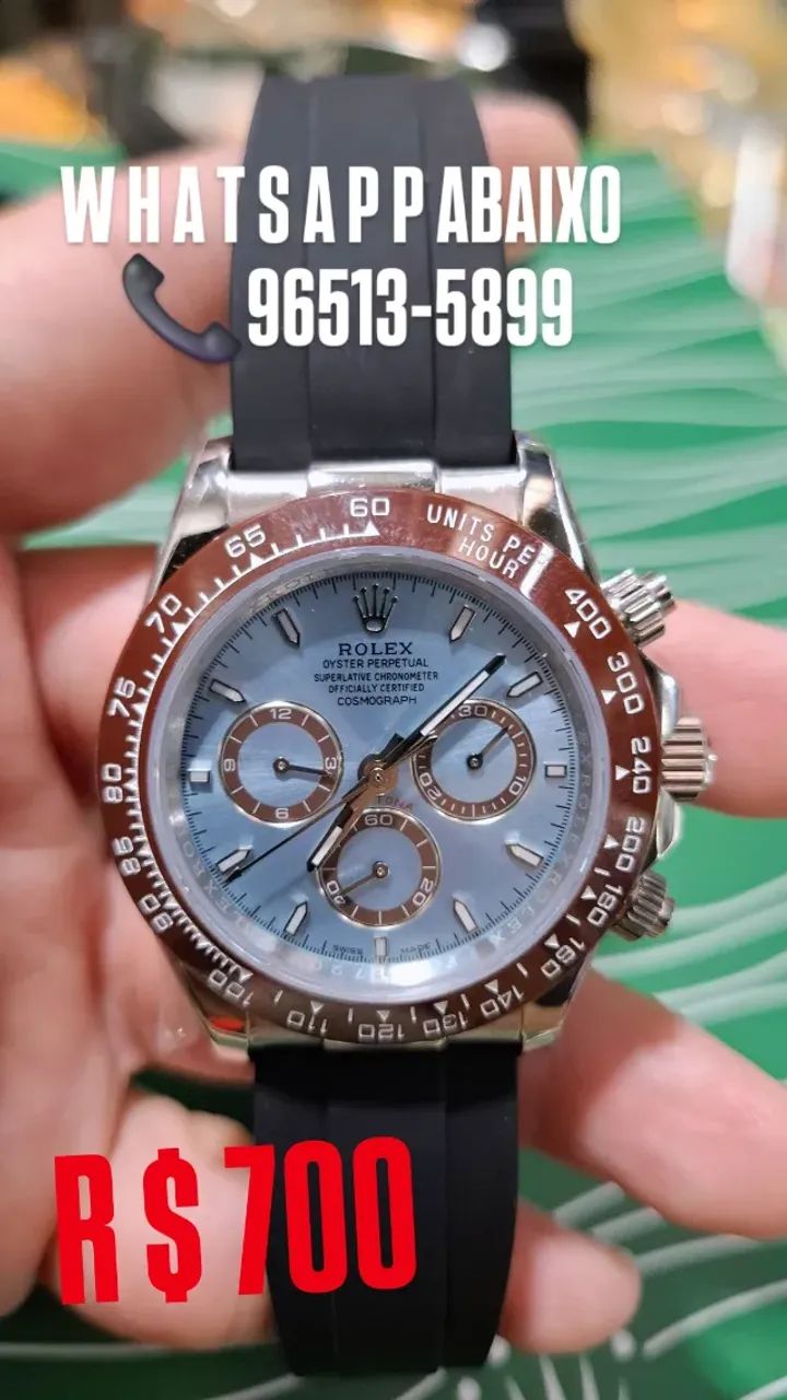 Relógio ROLEX DAYTONA COSMOGRAPH AUTOMÁTICO E FUNCIONAL 