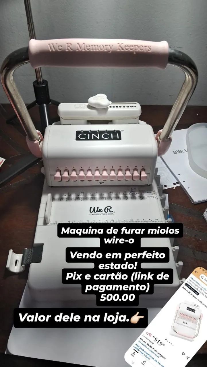 Encadernadora wire-o 441992760588380160