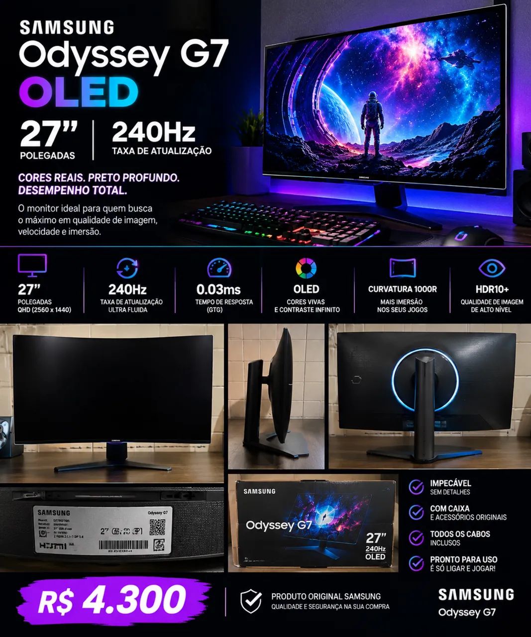 Monitor Samsung Oled 
