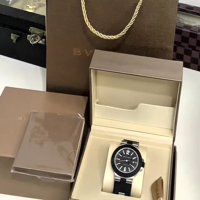 Relógio Bvlgari aluminium automático novo + caixa completa  - Foto 4