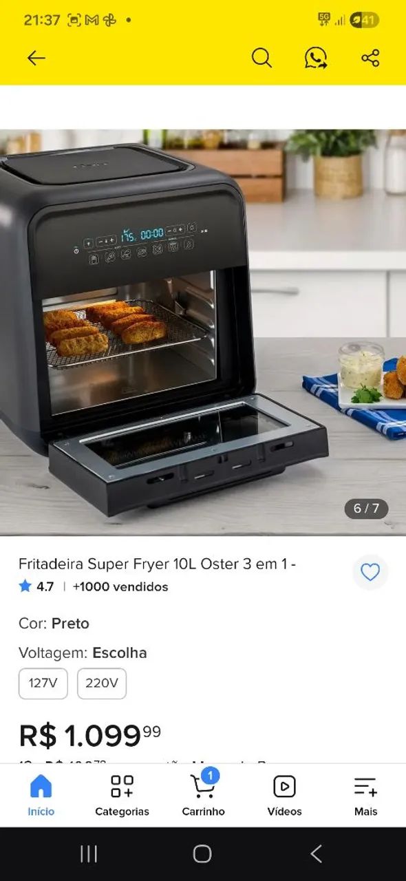 Fritadeira elétrica Oster - Foto 5