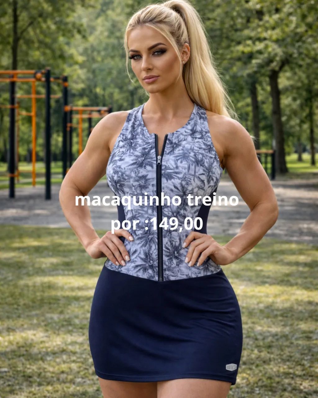 Macaquinho de treino estampado 
