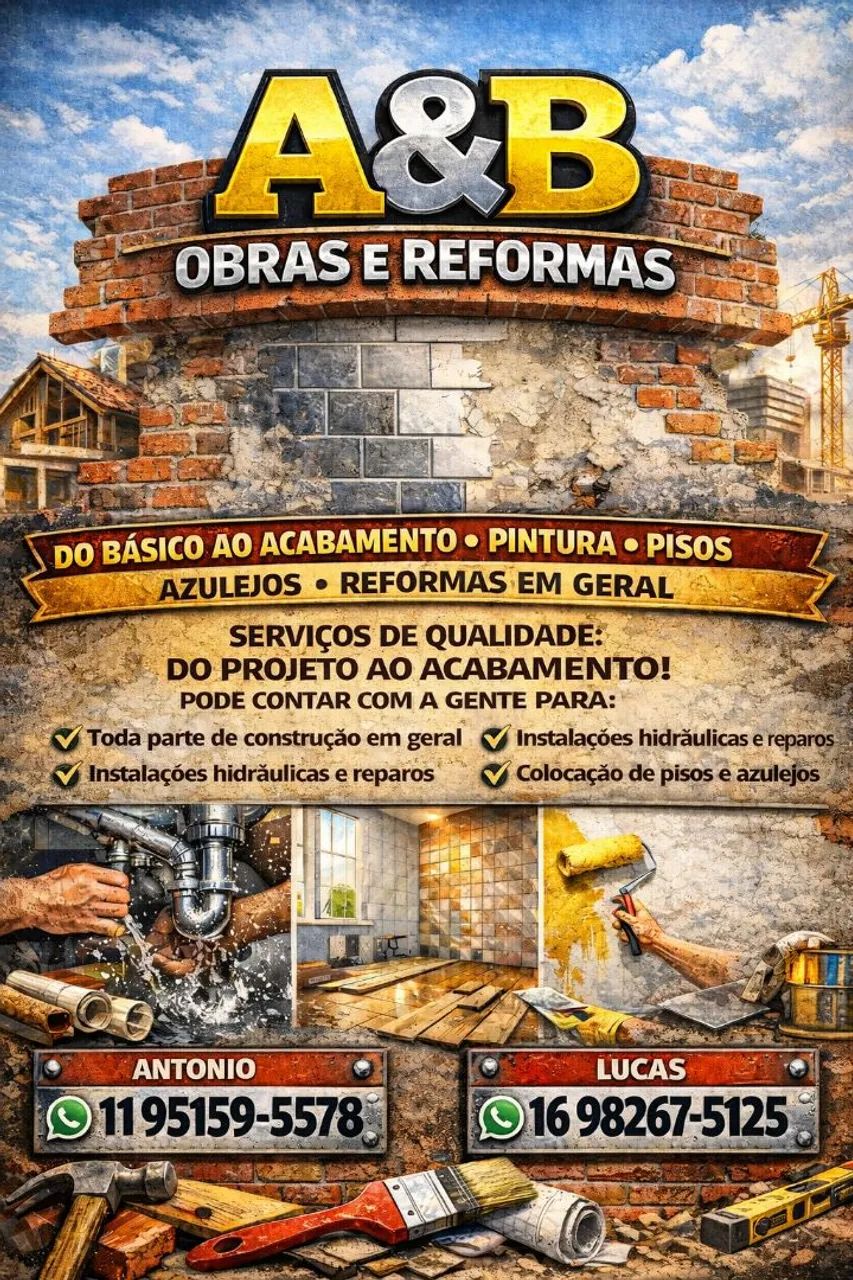 A&B OBRAS E REFORMAS 
