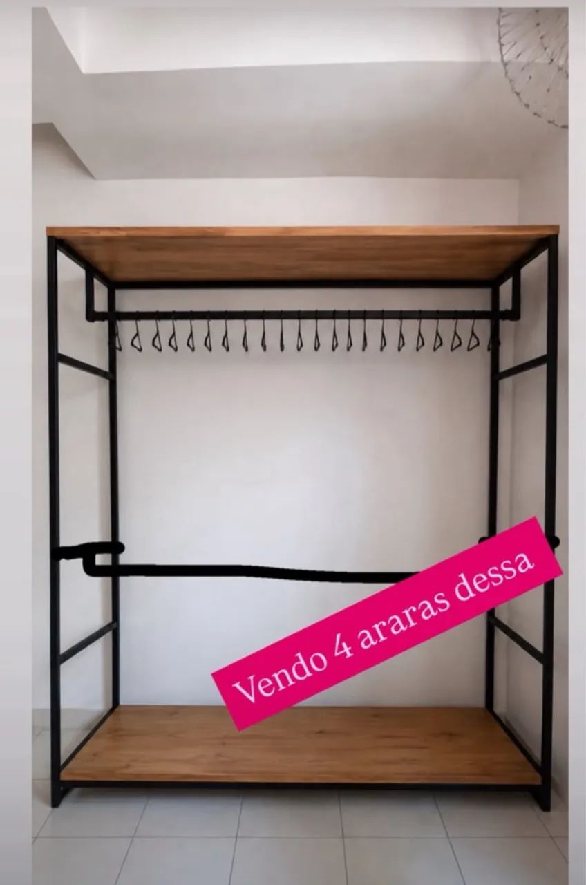 Arara de roupa para loja  - Foto 3