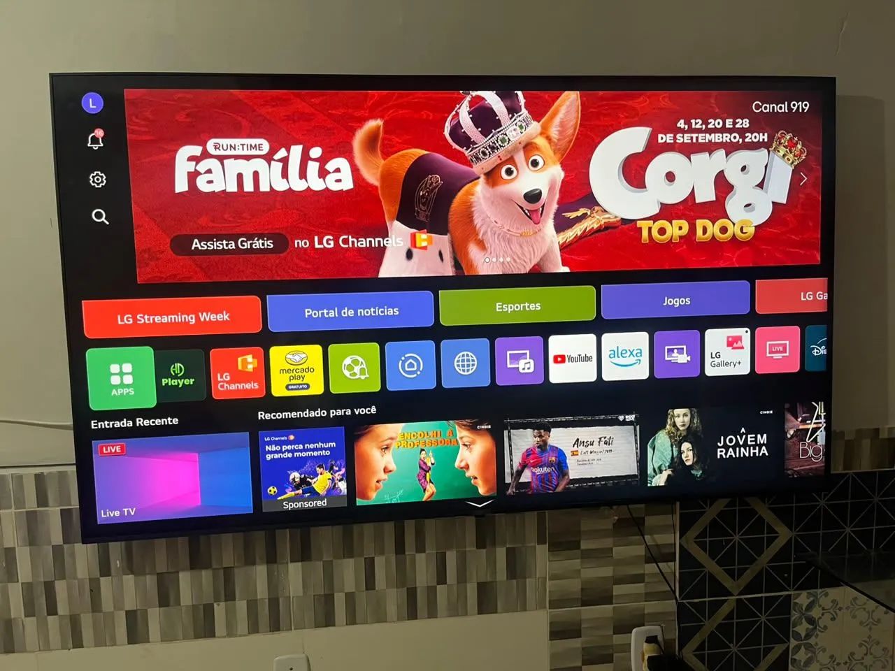 Smartv LG 75 polegadas com nota fiscal e garantia até 2028 Tela gigante  - Foto 4