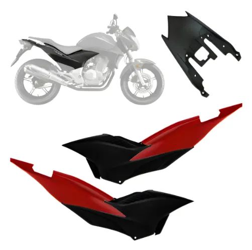 Kit Tampa Lateral E Rabeta Cb 300 2009 A 2015