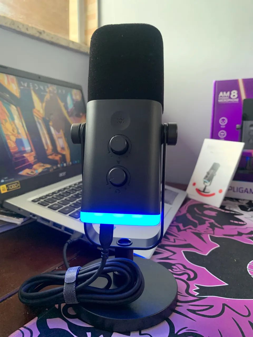 MICROFONE Gamer Fifine AM8  - Foto 3