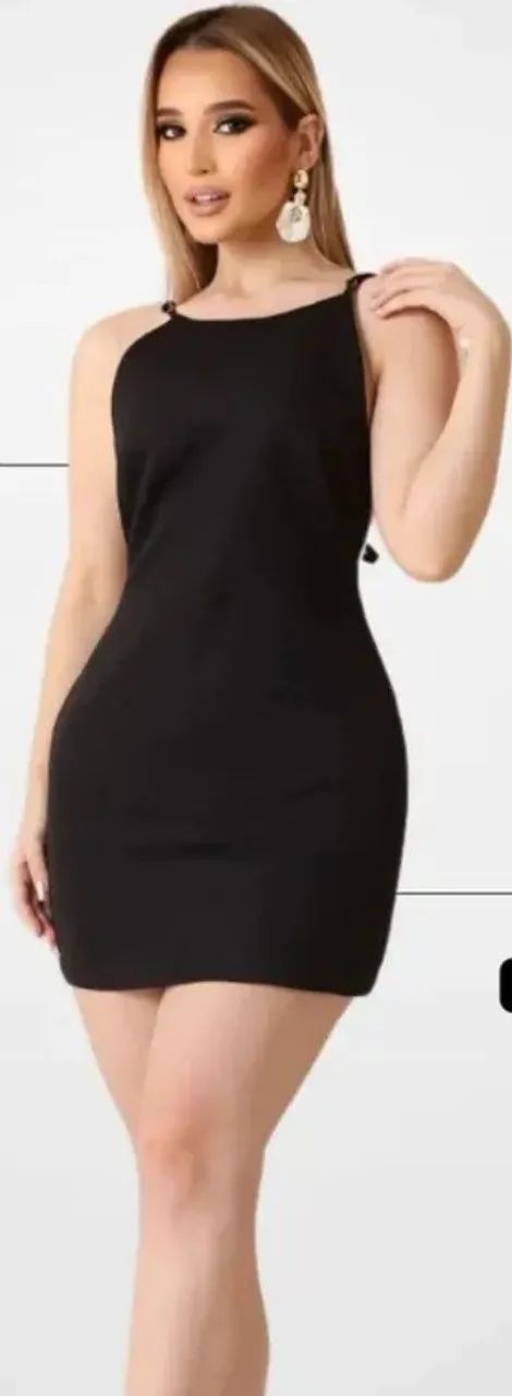 Vestido novo tecido crepe, 38/40/42 - Foto 4