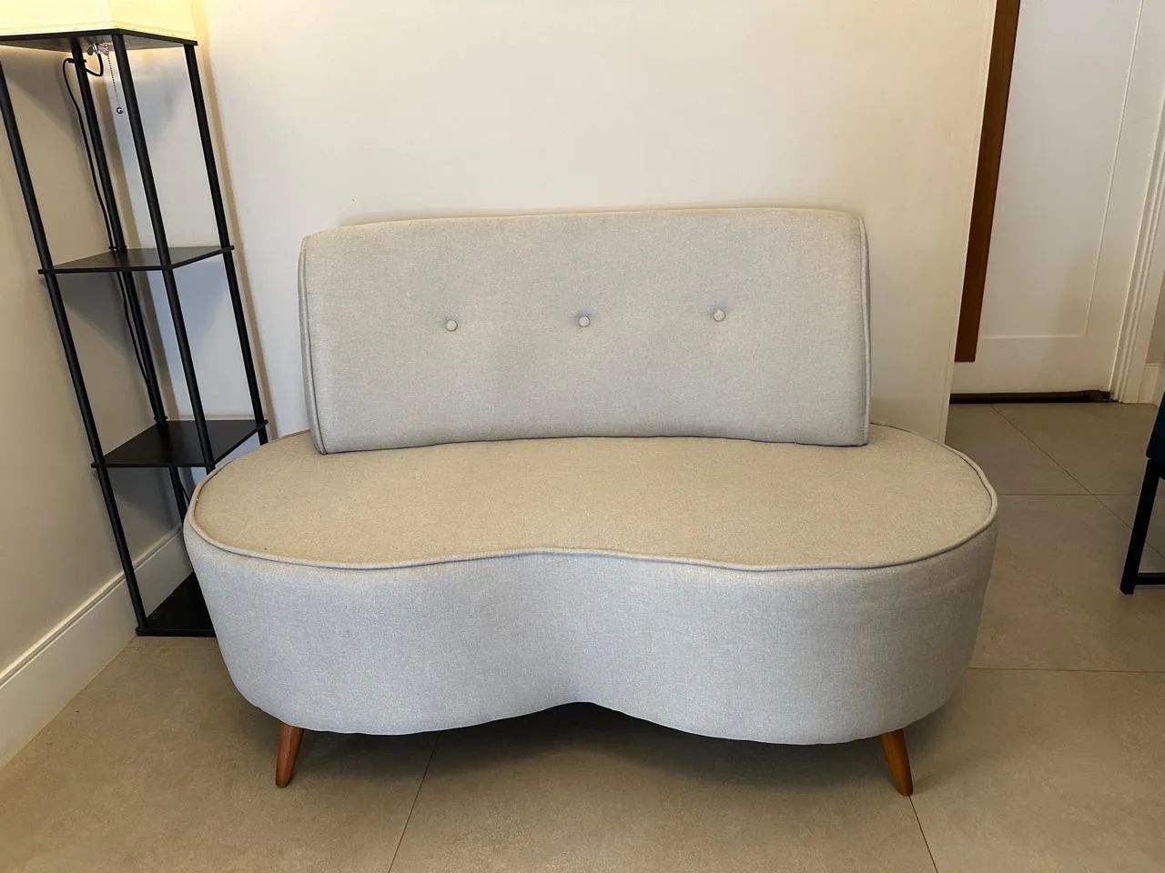 Sofa Chaise 2 Lugares Linho