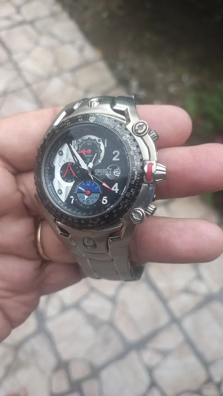 Vendo relógio Orient flytech